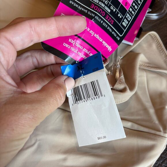 Maidenform Firm Control Open Bust Body Shaper Shapewear 2556 Beige Size XL NWT - Picture 9 of 11